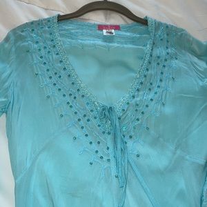 Chach designer swim coverup size small